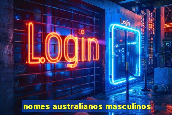 nomes australianos masculinos